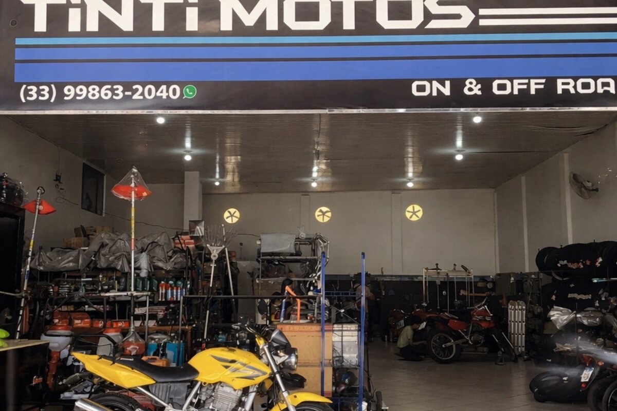 Motocicleta estilosa — Tinti Motos, sua loja de peças e acessórios para motos em Iapu/MG